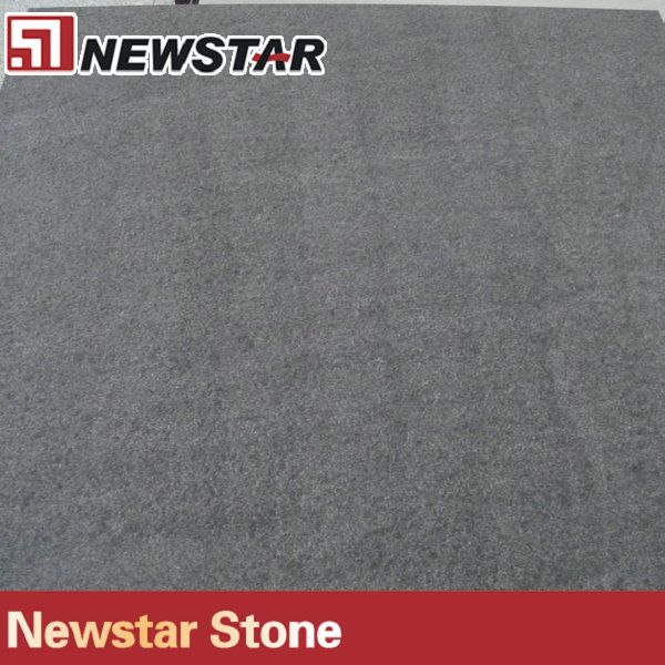 China honed black G654 granite tile for sale