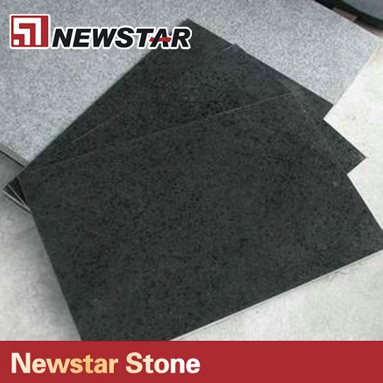 China hot sale flamed G684 granite tile 