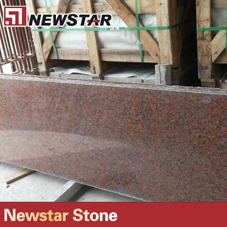China polished G562 red granite tile pattern