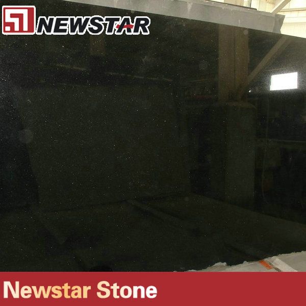 Newstar cheap high quality black granite  slab for sale