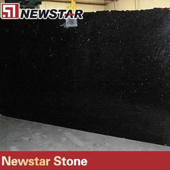 Newstar high quality china black granite slab