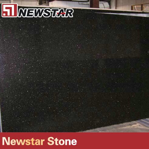 Newstar cheap high quality black granite  slab for sale