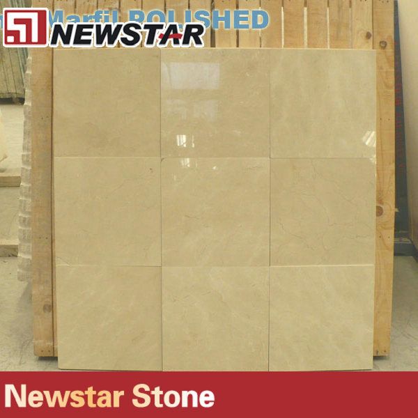 Newstar polished cream marfil marble tile price