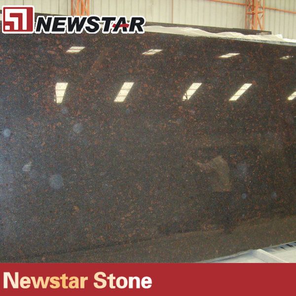Newstar dark brown granite slab for sale