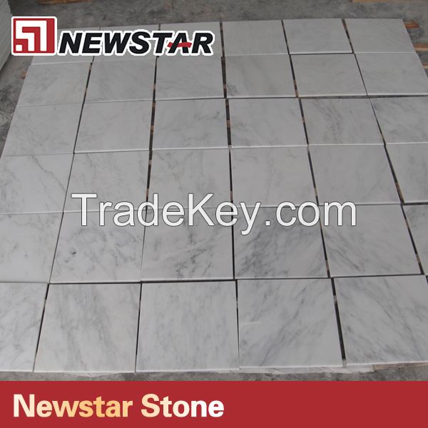 Chinese high quality polished white marble tile 60x60