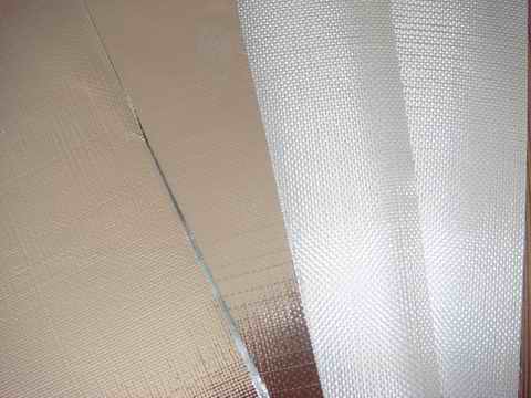 Aluminum foil fiberglass cloth