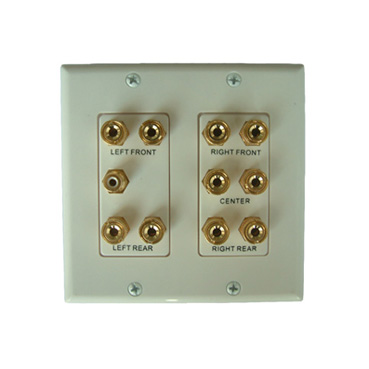 Home theatre wall plate