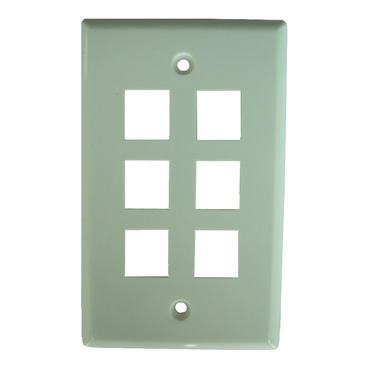 Keystone wall plates