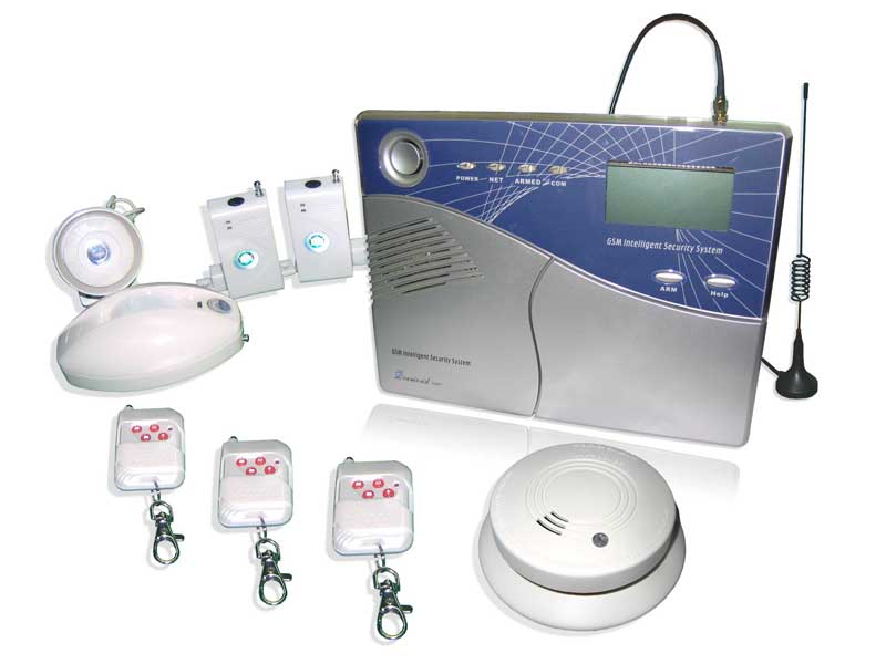 burglarproof home alarm GSM-LCD system
