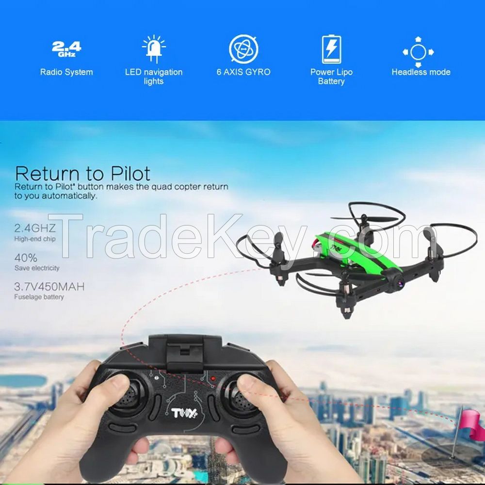 RC Drone with HD Camera VR +EVA 4K Professional Foldable Drone