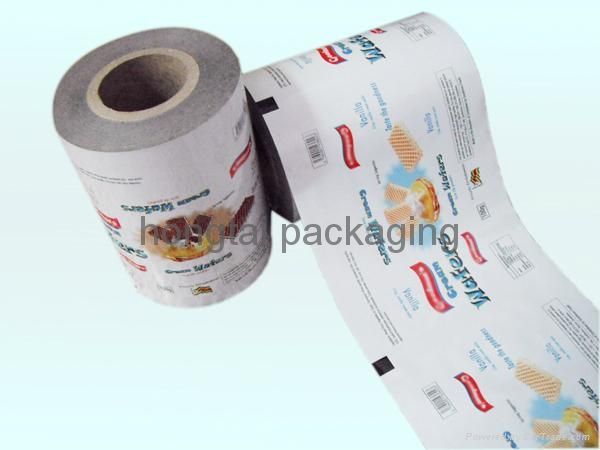 food packaging film BOPP+VMCPP, printing packaging