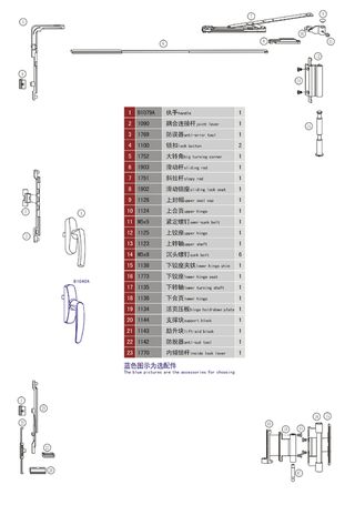 tilt & turn hardware system