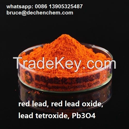 Lead oxide red, Lead oxide yellow Pb3O4, PbO