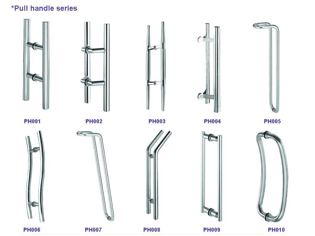stainless steel pull handle, glass door handle, gate handle