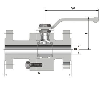 2 PC Body Floating Ball Valve