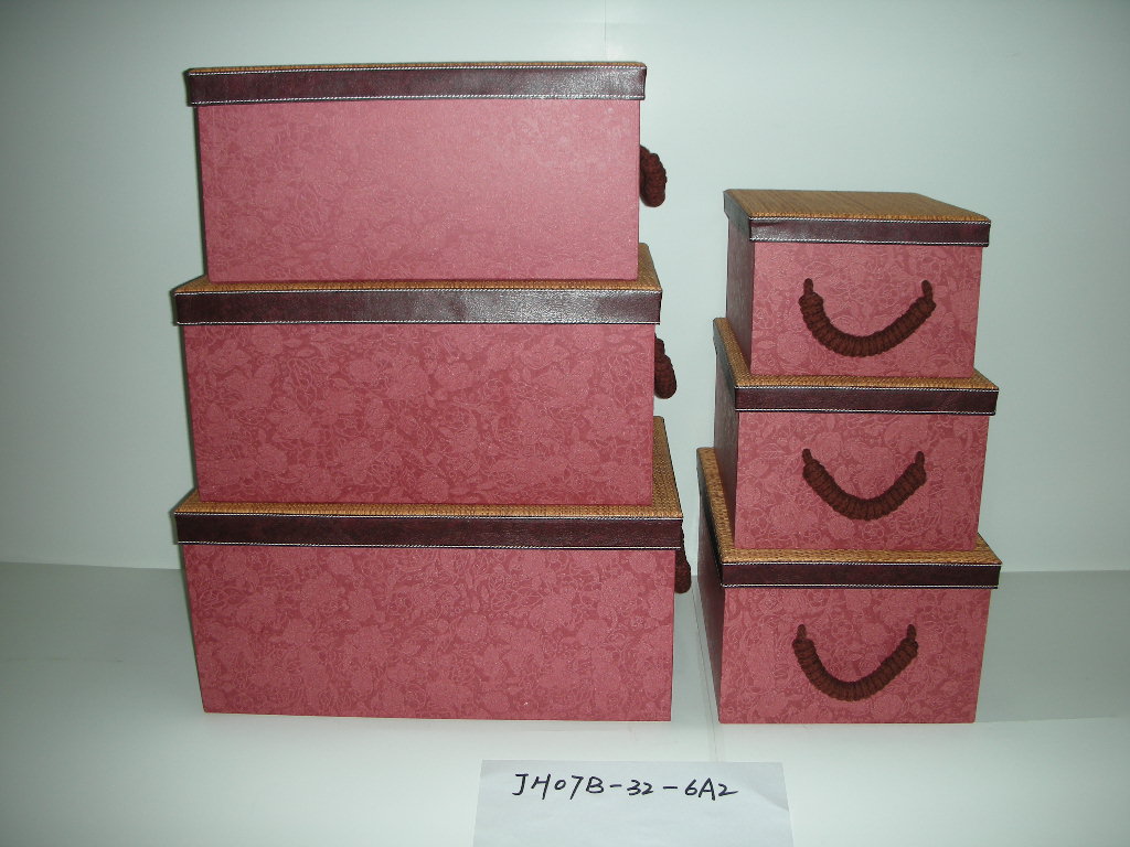 set of 6 storage boxes