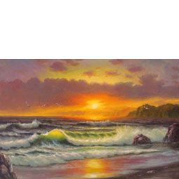 Sunset Oil Paintings