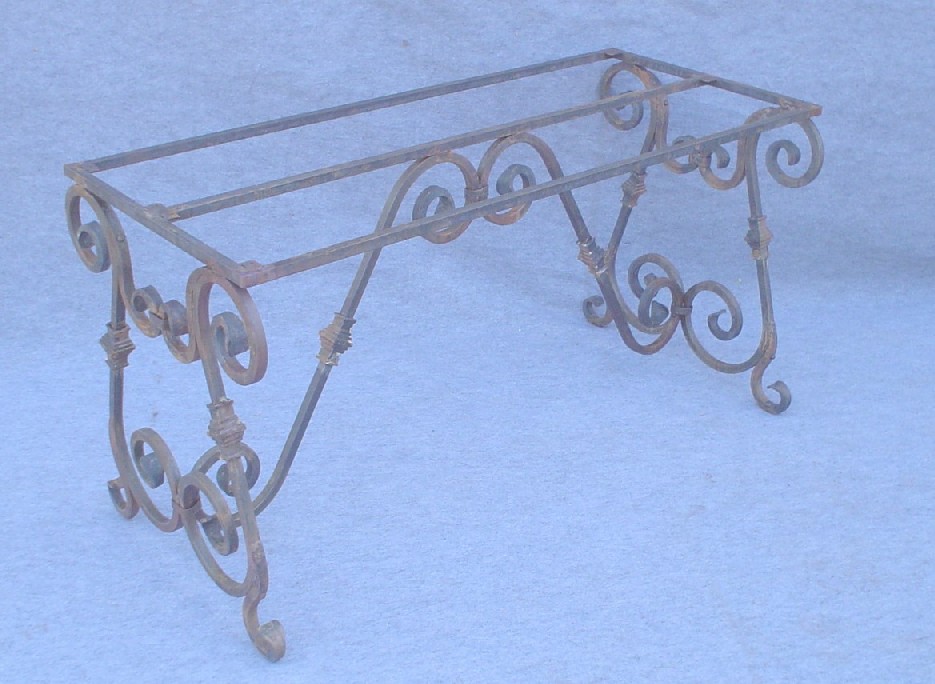 ARTISTIC IRON HAND FORGED TABLE