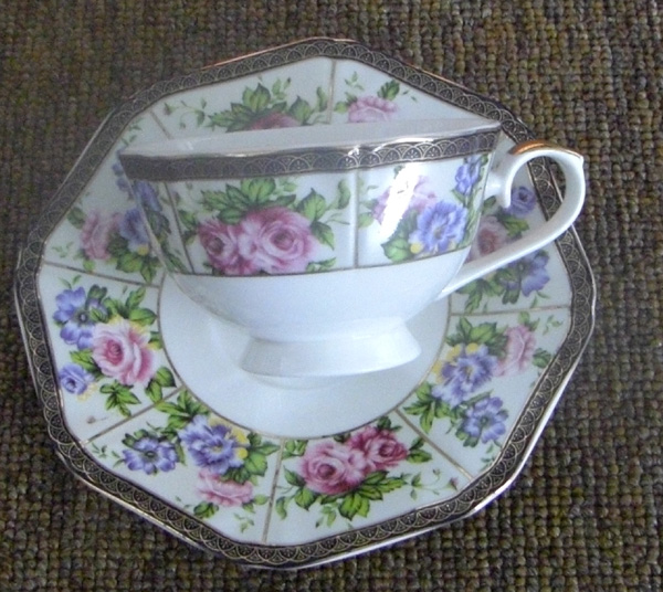 bone china cup and saucer