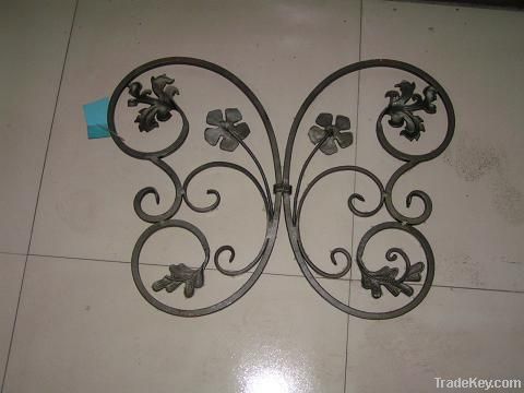 china wrought iron components for railing