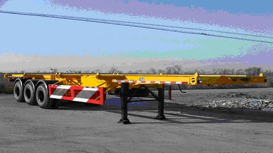 Semi-Container Flatbed Carrier