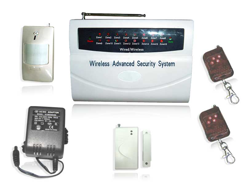 SA-Q16 8 wireless&amp;8 wired zone alarm