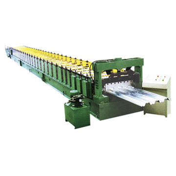 Deck roll forming machine