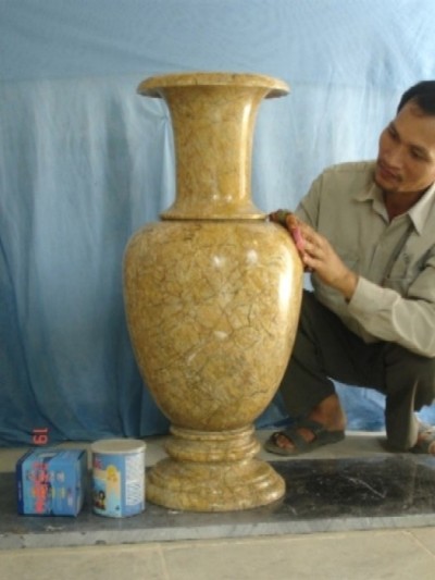Marble classic vases