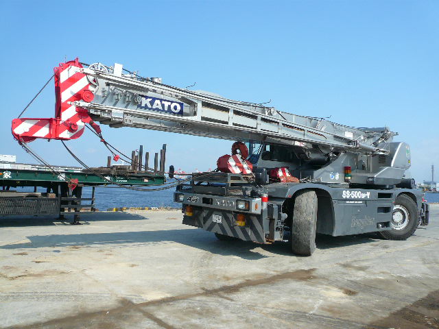 used 50 ton Kato RT crane