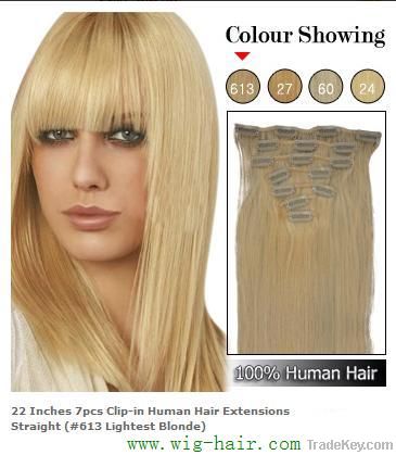 hot sale  clip in hair extension