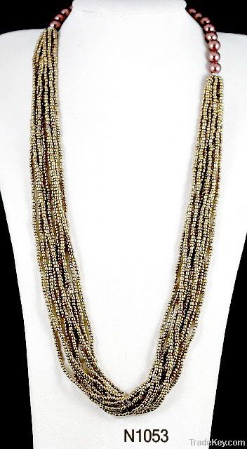 Fashion Beaded Necklace (N1053)