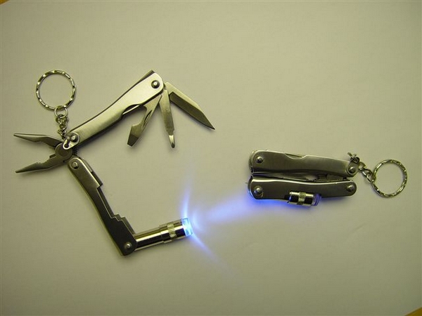 Multifunctional Pocket Knife with LED Light