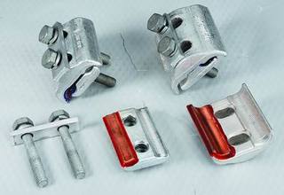 Bimetallic parallel Groove Clamps With Two Bolts