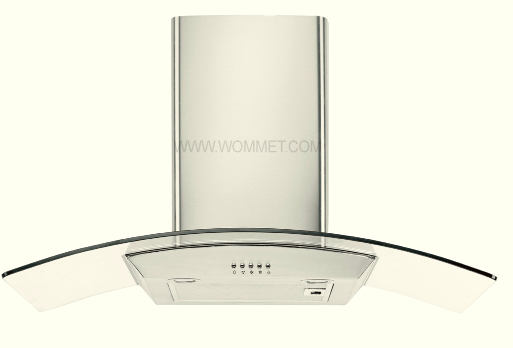 WM-9040C Wall Mounted with glass canopy Chimney Hoods