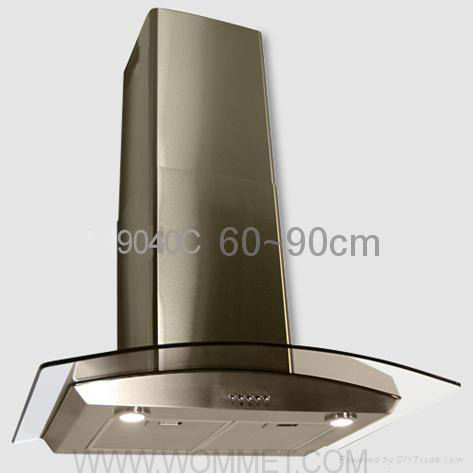 WM-9040C Wall Mounted with glass canopy Chimney Hoods