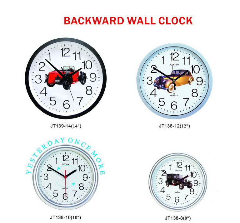 Backwards Wall Clock