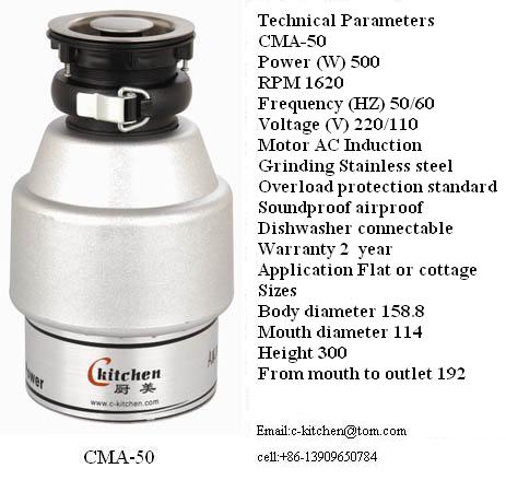 selling food waste disposer