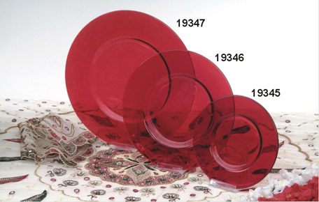 transparent painted glass plate