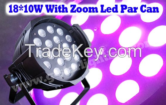 (5in1 UV) LED PAR WITH ZOOM /led stage lioghts/ led par lights