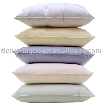 duck or goose down and feather pillow