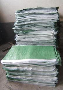 pp woven bags/sheets(green with lamination)