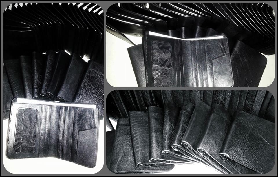 Pure Leather wallet purse for Men women