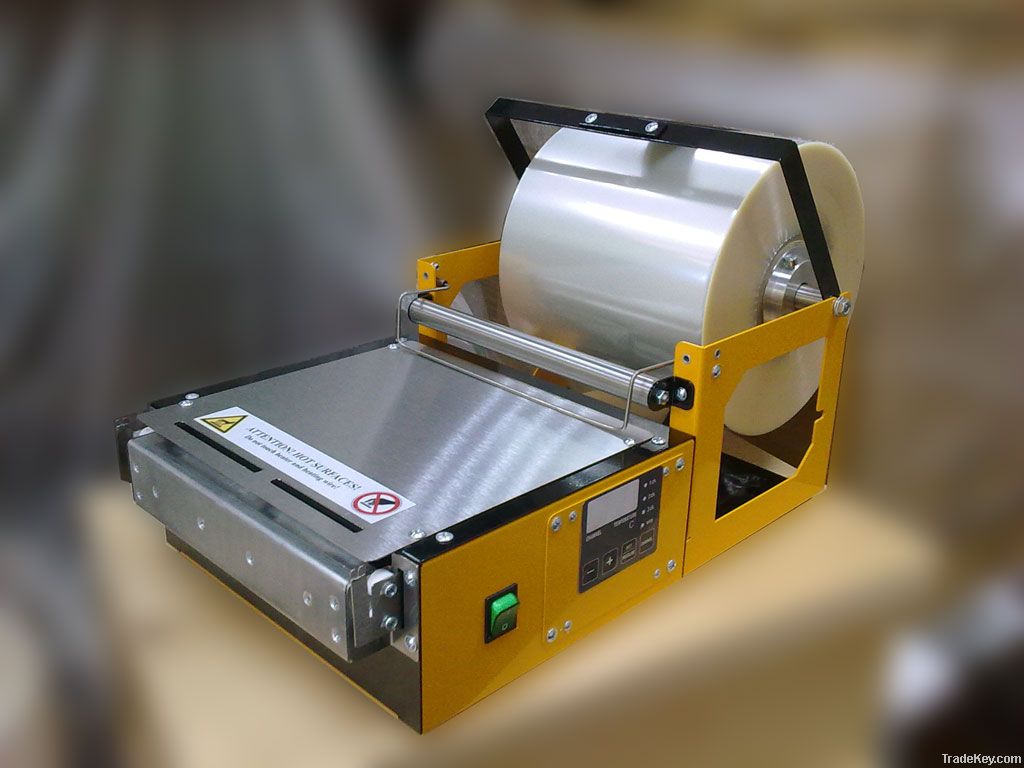 Overwrapping Machine for CD/DVD and Other Media Cases.