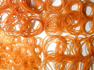 Rubber bands and Rubber moulded products