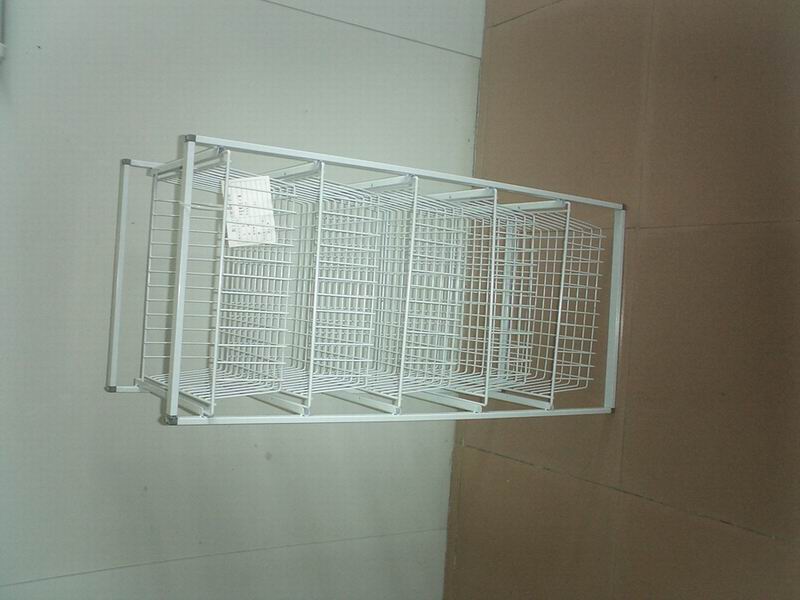 5 Tier Wire Shelf with Movable Basket