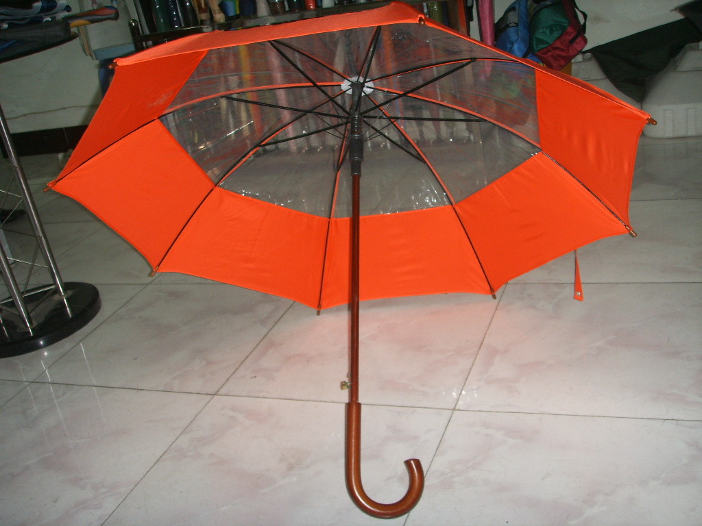 wood umbrella