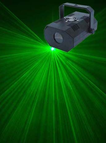 Green laser stage light