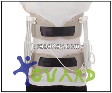 lumbar traction belt with liquid press settion, easily traction, feel comfortable