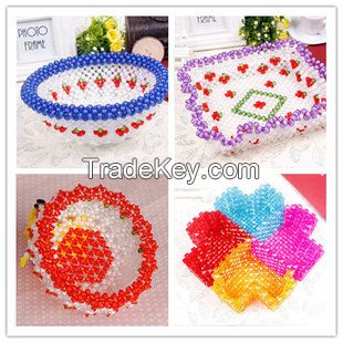 Sell elegant handmade beaded fruit bowl fruit tray plate tableware