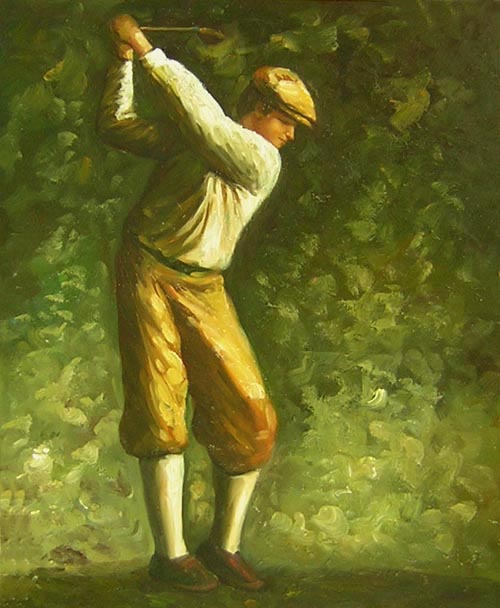 Golf Oil Painting
